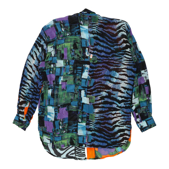 Kenzo Jungle Patterned Shirt - Medium Multicoloured Viscose