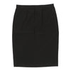 Miss V Valentino Pencil Skirt - 32W UK 12 Black Wool