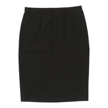  Miss V Valentino Pencil Skirt - 32W UK 12 Black Wool