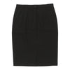 Miss V Valentino Pencil Skirt - 32W UK 12 Black Wool