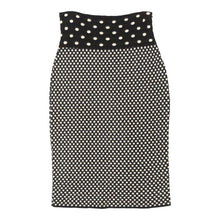  Kenzo Polka Dot Midi Skirt - 29W UK 10 Black & White Viscose Blend