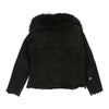 Luisa Spagnoli Jacket - Large Black Leather