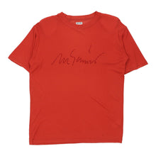  Moschino Jeans Sheer T-Shirt - Medium Red Viscose