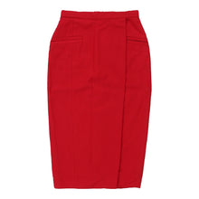  Fendi Pencil Skirt - 27W UK 8 Red Wool