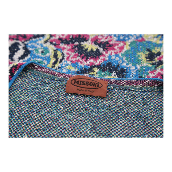 Missoni Floral Top - Large Blue Cotton