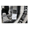 Roberto Cavalli Jumper Dress - Small Black & White Virgin Wool