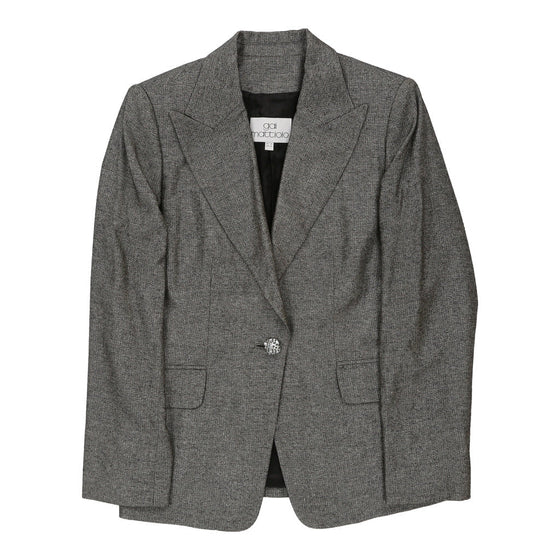 Gai Mattiolo Blazer - XL Grey Wool Blend