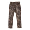 Etro Trousers - 29W UK 8 Brown Cotton Blend