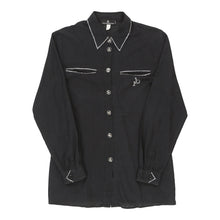  Roccobarocco Shirt - Medium Black Cotton Blend