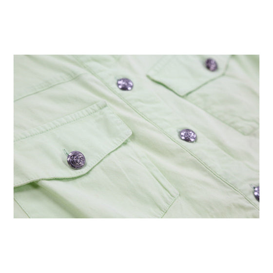 Versace Shirt - Medium Green Cotton