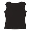 Krizia Top - Large Black Viscose Blend