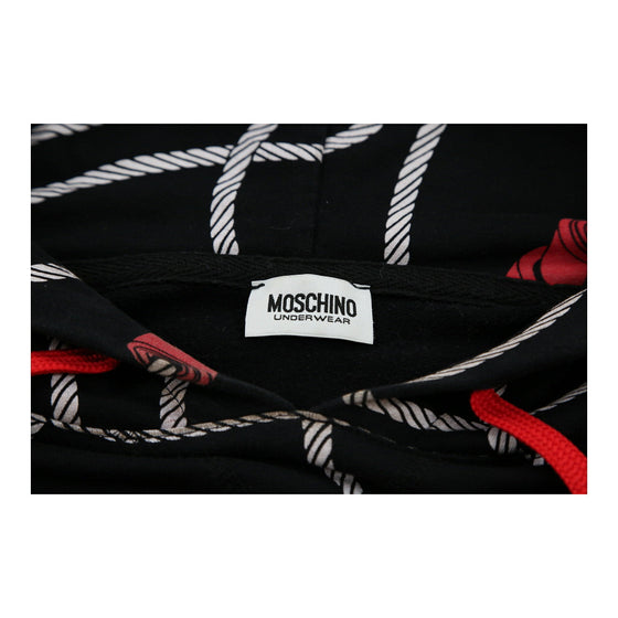 Moschino Jumper Dress - Medium Black Cotton Blend