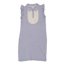  Red Valentino Polo Dress - Medium Blue Cotton