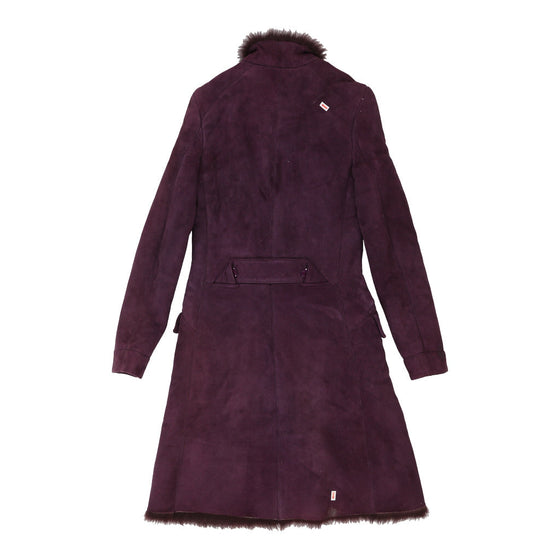 Versace Jeans Couture Coat - XS Purple Leather