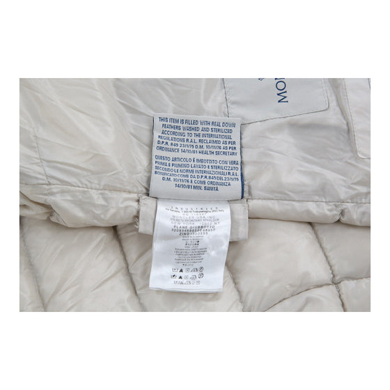 Age 14-15 Moncler Puffer - Small Beige Down