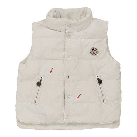 Age 2 Moncler Gilet - XS Cream Down