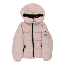  Age 2 Moncler Spellout Puffer - XS Pink Polyester