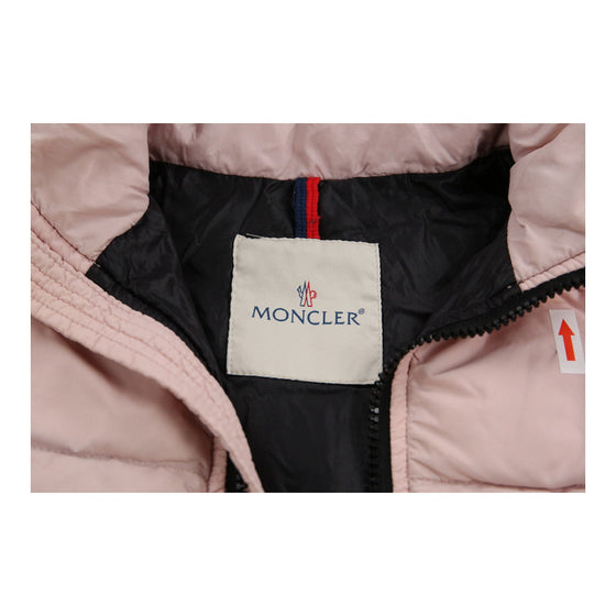 Age 2 Moncler Spellout Puffer - XS Pink Polyester