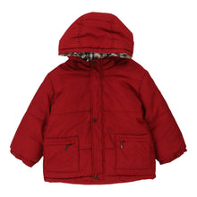  Age 3 Burberry Coat - XS Red Down