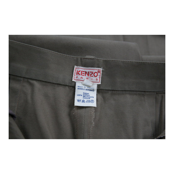 Kenzo Trousers - Small Brown Cotton