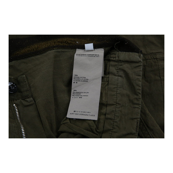 Age 10 Stone Island Trousers - 28W 27L Khaki Cotton Blend