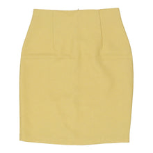  Unbranded Mini Skirt - 26W UK 6 Yellow Viscose Blend - Thrifted.com