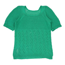  Unbranded Top - Large Green Cotton Blend - Thrifted.com