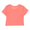 Gicioi Cropped T-Shirt - Medium Pink Cotton - Thrifted.com