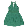 Fabian Boente Mini Dress - Large Green Cotton Blend - Thrifted.com