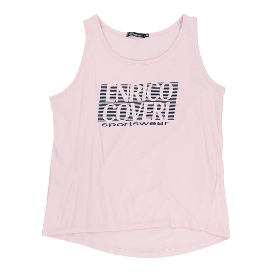 Enrico Cover Sportswear Top - XL Pink Cotton top Enrico Cover Sportswear   