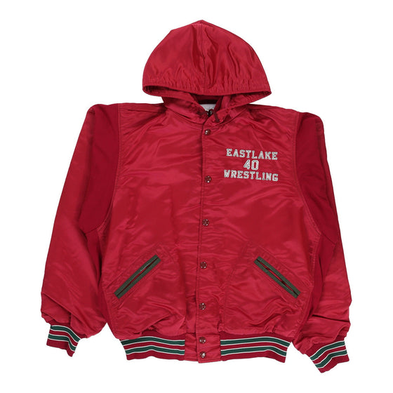 Eastlake Wrestling Powers Jacket - Large Red Polyester jacket Powers   