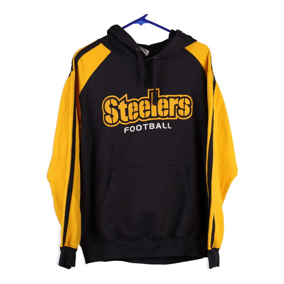 Pittsburgh Steelers Nfl NFL Hoodie - Large Black Cotton Blend