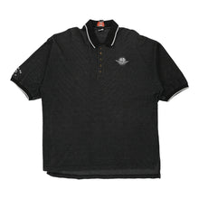  Vintage black Harley Davidson Polo Shirt - mens x-large