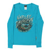 Vintage blue Dayton, Ohio Harley Davidson Long Sleeve Top - womens small