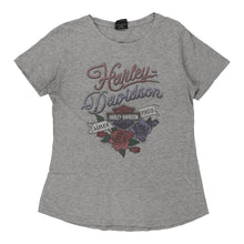  Vintage grey Harley Davidson T-Shirt - womens medium