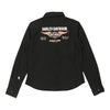 Vintage black Harley Davidson Shirt - womens medium