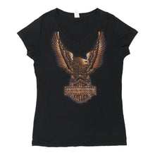  Vintage black Harley Davidson Top - womens x-large