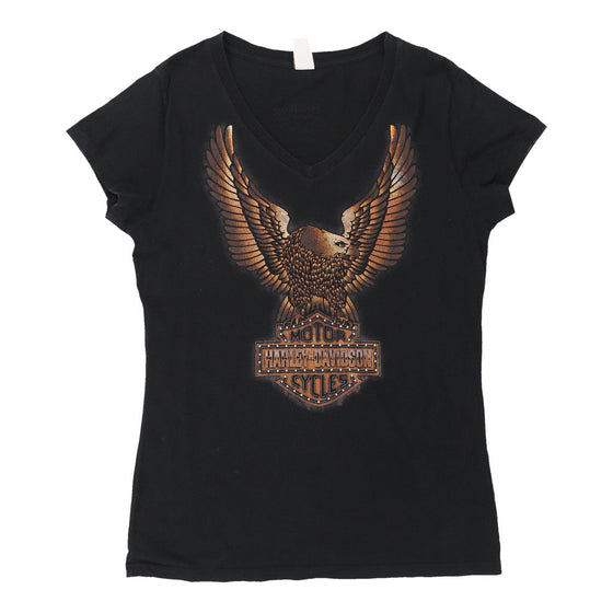 Vintage black Harley Davidson Top - womens x-large