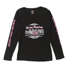  Vintage black Harley Davidson Long Sleeve Top - womens xx-large