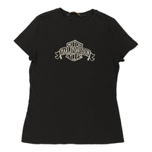  Vintage black Harley Davidson T-Shirt - womens medium