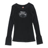 Vintage black Harley Davidson Long Sleeve Top - womens large