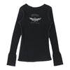 Vintage black Harley Davidson Long Sleeve Top - womens large