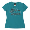 Vintage blue Harley Davidson T-Shirt - womens medium