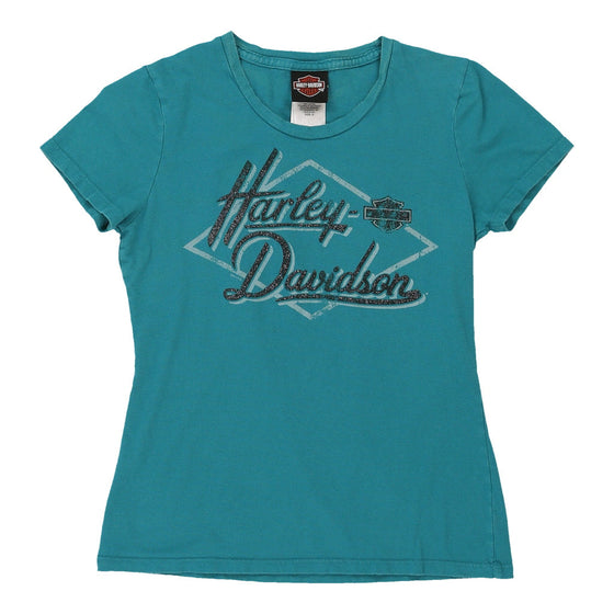 Vintage blue Harley Davidson T-Shirt - womens medium