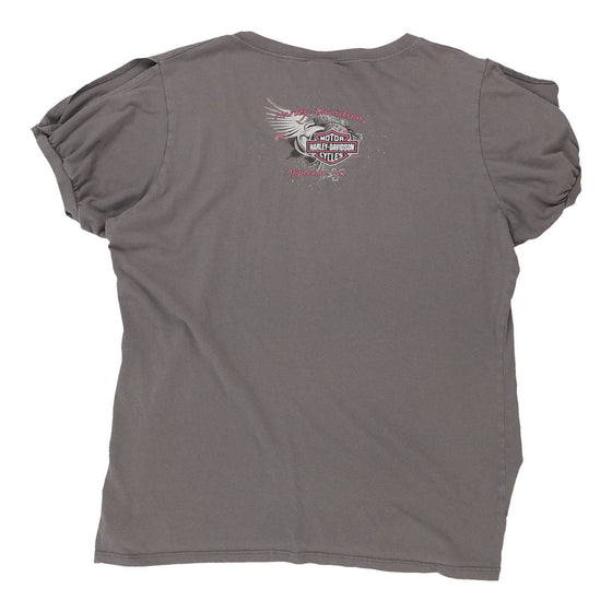 Vintage grey Harley Davidson T-Shirt - womens x-large