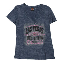  Vintage grey Las Vegas Nevada Harley Davidson T-Shirt - womens x-large