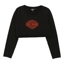  Vintage black Harley Davidson Long Sleeve T-Shirt - womens x-large