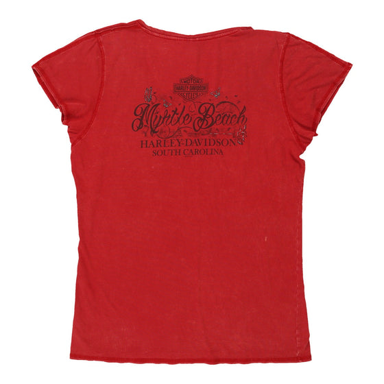 Vintage red Harley Davidson T-Shirt - womens xx-large