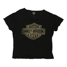  Vintage black Harley Davidson T-Shirt - womens large