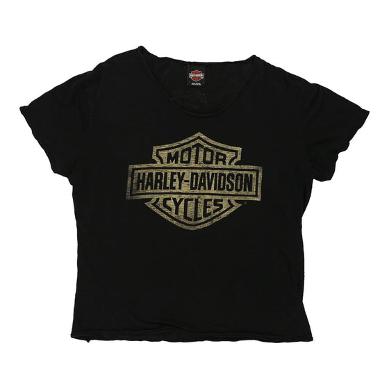 Vintage black Harley Davidson T-Shirt - womens large